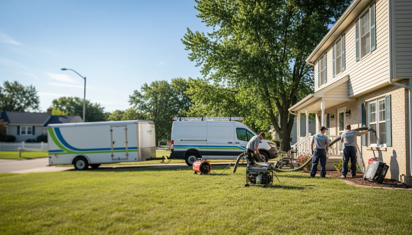 Flooded Basement Restoration And Cleanup With Repair in Mowrystown, OH near me